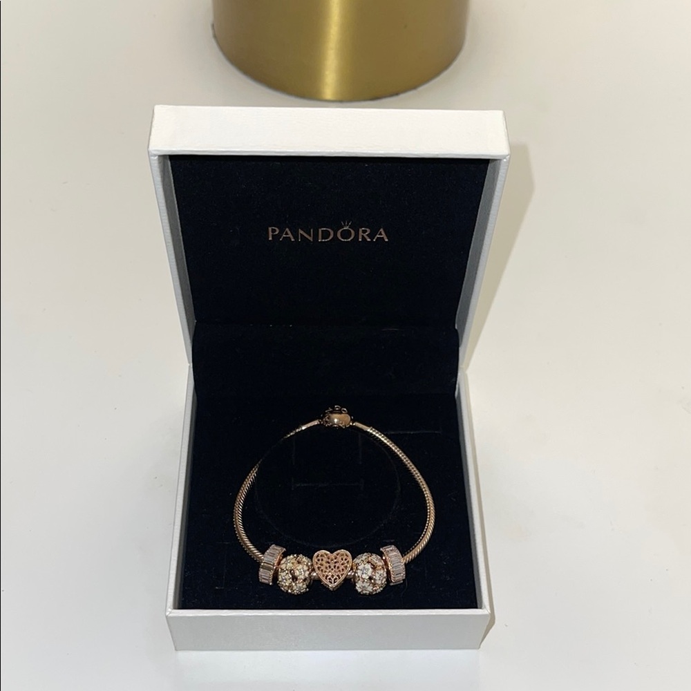 Rose gold Pandora Bracelet